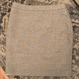 Loft Black Thread Skirt